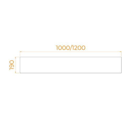 Экран для душевого поддона RGW NA/LUX фронтальный 120 см 16230111-02