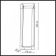 Наземный низкий светильник Odeon Light NATURE 7117/12GL