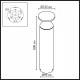 Наземный низкий светильник Odeon Light NATURE 7119/12GLA