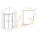 Душевой уголок RGW Passage PA-61 800x1000 мм 41086180-11