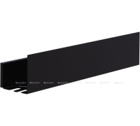 Полка Aquanet Магнум 600х120х100 мм черный матовый 00274182