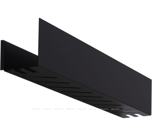 Полка Aquanet Магнум 600х120х100 мм черный матовый 00274182