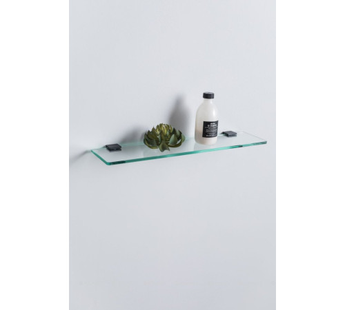 Полка для ванной Allen Brau Infinity стекло 500 мм черный матовый 6.21012-31