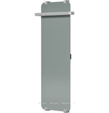 Полотенцесушитель Allen Brau INFINITY 1200х440 мм зеркало с рейлингом 2.0 и креплением серебро браш 00325645