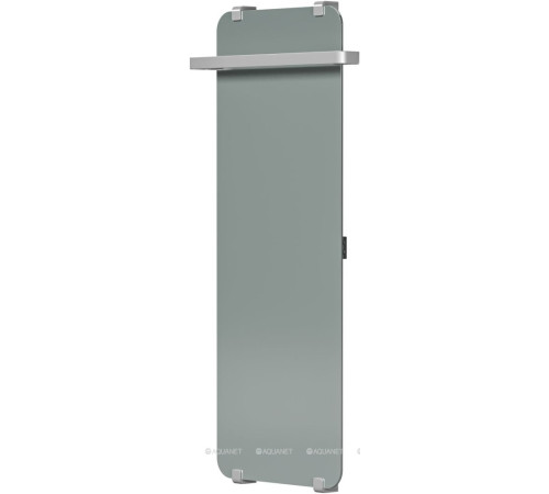 Полотенцесушитель Allen Brau INFINITY 1200х440 мм зеркало с рейлингом 2.0 и креплением серебро браш 00325645