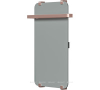 Полотенцесушитель водяной Allen Brau INFINITY 800х440 мм зеркальный с рейлингом 2.0 медь браш 00325650