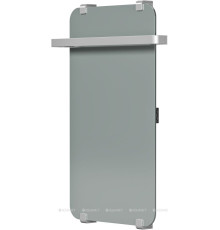 Полотенцесушитель водяной Allen Brau INFINITY 800х440 мм зеркальный с рейлингом 2.0 серебро браш 00325643