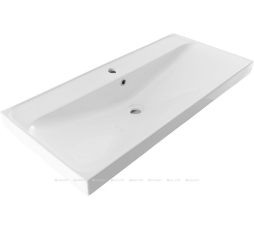 Комплект 1 Раковина керамическая накладная Aquanet Flash 1015x465x195 мм 00333270