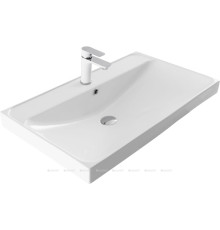 Комплект 1 Раковина керамическая накладная Aquanet Flash 812x470x195 мм 00333268