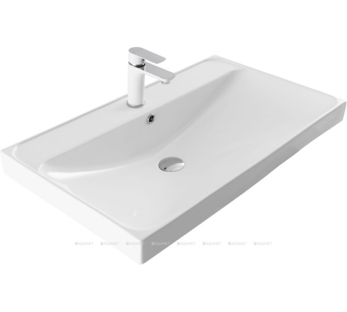 Комплект 1 Раковина керамическая накладная Aquanet Flash 812x470x195 мм 00333268