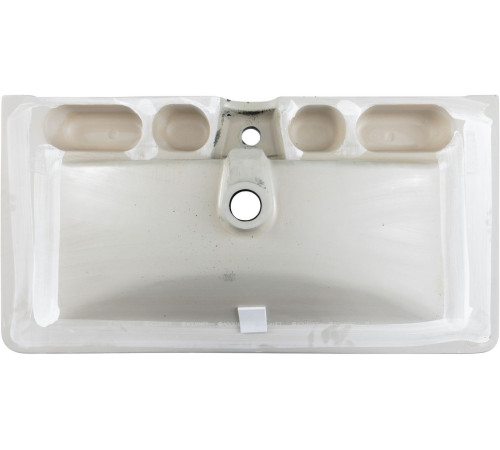 Раковина накладная Aquanet Ирис 905х465х205 мм черный матовый 00329250