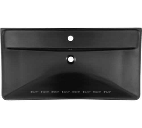 Раковина накладная Aquanet Ирис 905х465х205 мм черный матовый 00329250
