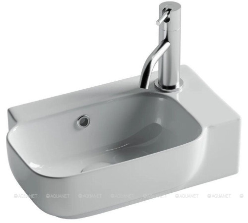 Раковина подвесная Ceramica Nova Element 403х249х140 мм левая белая CN6074L