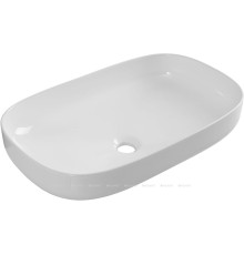 Раковина накладная Aquanet Elegant-3 600х380х150 мм керамическая белая 00326056