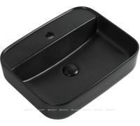 Раковина накладная Aquanet Soul-2 500х400х140 мм черный матовый SOUL-2-MB