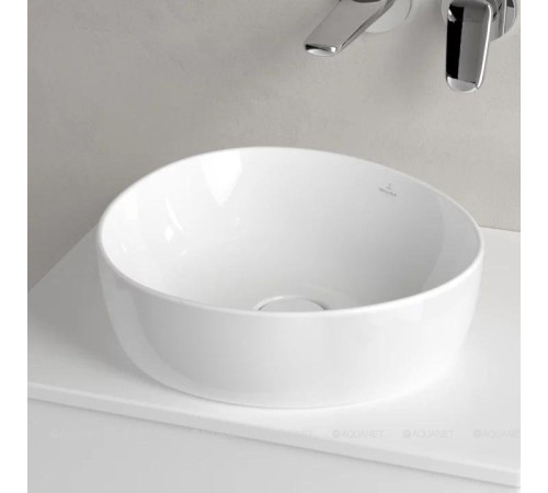 Раковина накладная Villeroy & Boch Antao 400x395x145 мм цвет Альпийский белый 4A7240R1