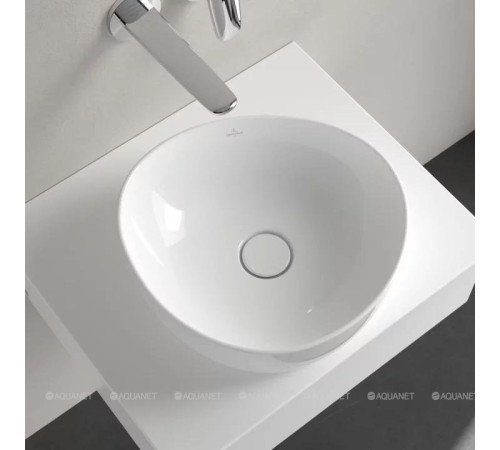 Раковина накладная Villeroy & Boch Antao 400x395x145 мм цвет Альпийский белый 4A7240R1