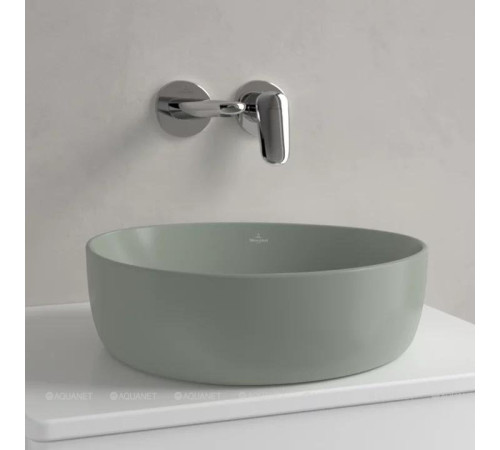 Раковина накладная Villeroy & Boch Antao 400x395x145 мм Morning Green 4A7240R8