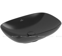 Раковина накладная Villeroy & Boch Loop & Friends 560x380 мм Ebony 4A4900S5