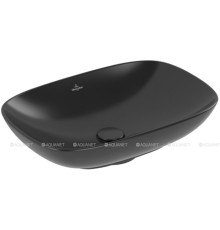 Раковина накладная Villeroy & Boch Loop & Friends 560x380 мм Ebony 4A4900S5