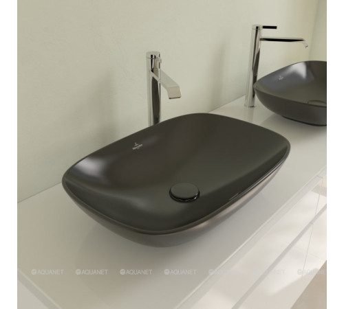 Раковина накладная Villeroy & Boch Loop & Friends 560x380 мм Ebony 4A4900S5
