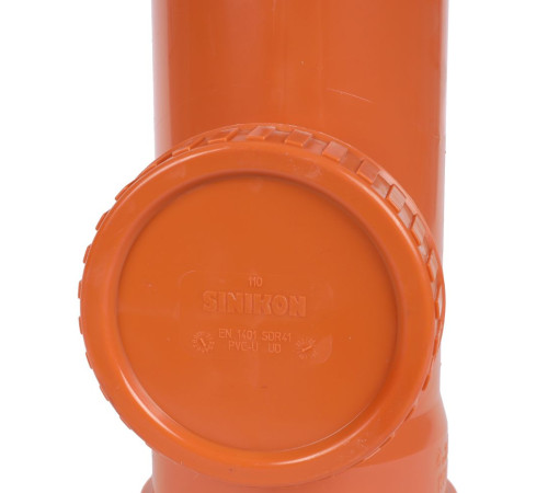 Ревизия Sinikon НПВХ D 110 для наружной канализации 20160.R.B