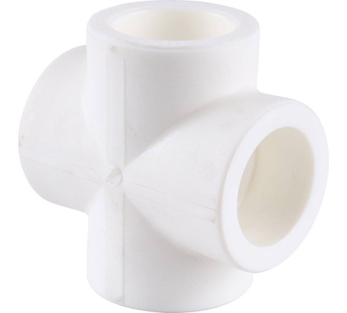 Крестовина полипропиленовая Kalde 32 мм белая 3212-crs-320000