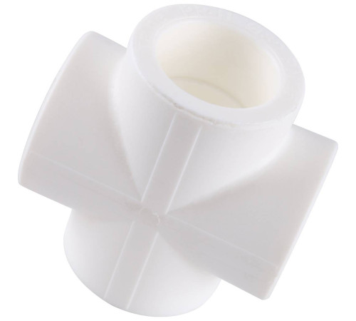 Крестовина полипропиленовая Kalde 32 мм белая 3212-crs-320000