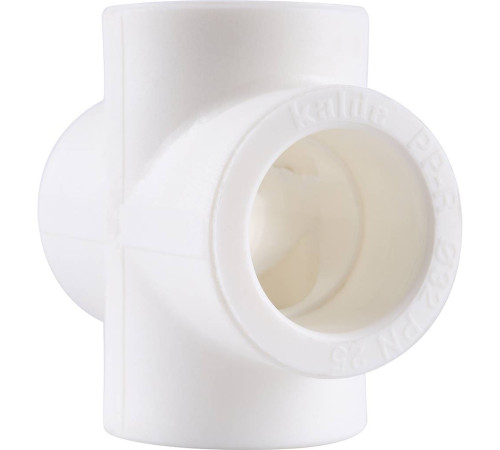 Крестовина полипропиленовая Kalde 32 мм белая 3212-crs-320000