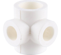 Крестовина переходная Kalde PP-R 32x20 мм белая 3212-cdl-322000