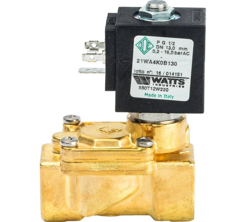 Клапан соленоидный Watts 850T 1/2 230В НЗ 10023639