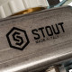 Коллектор из нержавеющей стали с расходомерами STOUT 8 выходов SMS 0917 000008