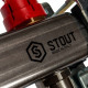 Коллекторная группа из нержавеющей стали с расходомерами STOUT 10 выходов SMS 0917 000010
