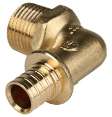 Угольник-переходник STOUT 16х1/2 с наружной резьбой аксиальный SFA-0005-001612