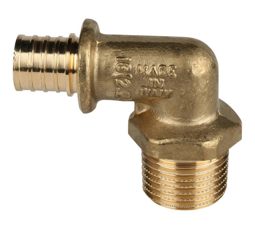 Угольник-переходник STOUT 16х1/2 с наружной резьбой аксиальный SFA-0005-001612