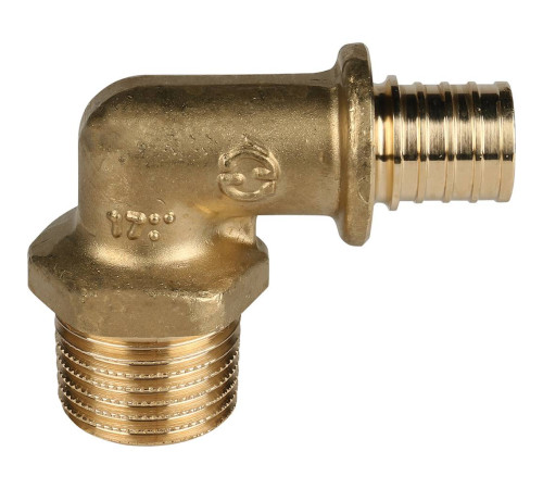 Угольник-переходник STOUT 16х1/2 с наружной резьбой аксиальный SFA-0005-001612
