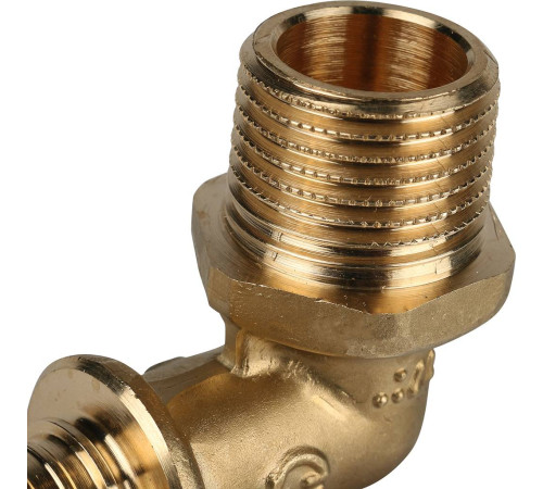 Угольник-переходник STOUT 16х1/2 с наружной резьбой аксиальный SFA-0005-001612