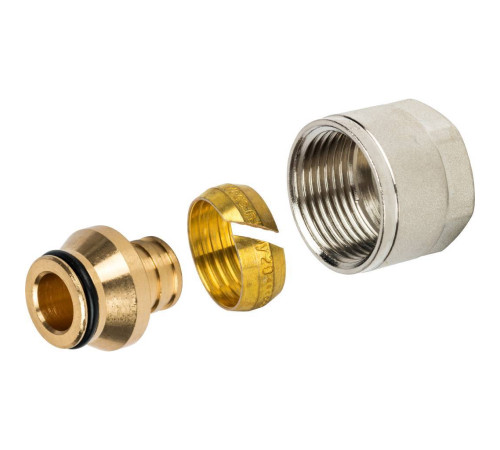 Фитинг компрессионный STOUT Евроконус для труб PEX 20х2.8х3/4 SFC-0020-002028