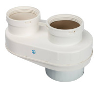 Адаптер для подключения раздельных труб STOUT DN 80/80 совместимый с Vaillant/Protherm SCA-8080-230002