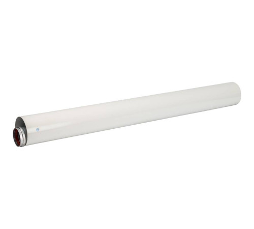 Труба коаксиальная STOUT DN60/100 1000 мм с уплотнением и хомутом SCA-6010-001000