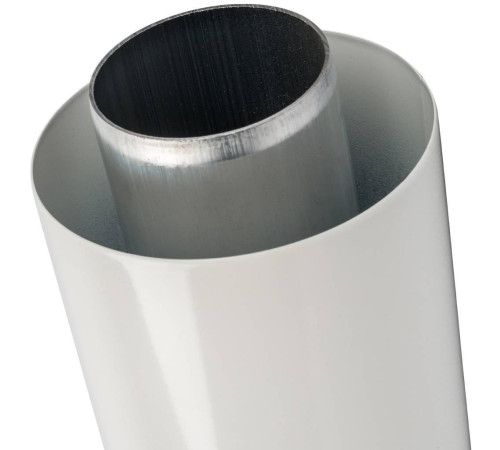 Труба коаксиальная STOUT DN60/100 1000 мм с уплотнением и хомутом SCA-6010-001000
