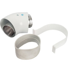 Отвод дымохода STOUT коаксиальный 45° DN 60/100 п/м SCA-6010-000045