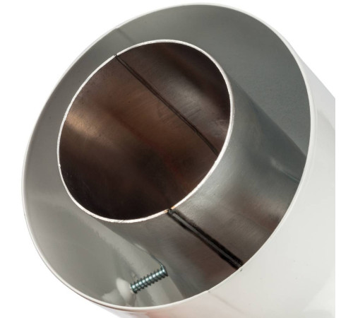 Отвод дымохода STOUT коаксиальный 45° DN 60/100 п/м SCA-6010-000045