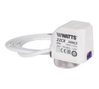 Сервопривод электротермический Watts 22CX24NC2 нормально закрытый 24 В 10029673