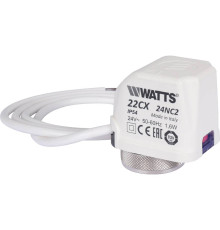 Сервопривод электротермический Watts 22CX24NC2 нормально закрытый 24 В 10029673