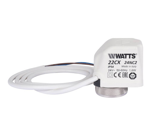 Сервопривод электротермический Watts 22CX24NC2 нормально закрытый 24 В 10029673