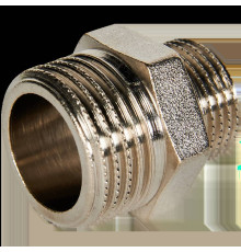 Ниппель переходной STOUT никелированный 1/2x3/8 НР-НР SFT-0004-001238