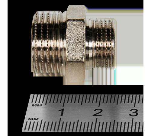 Ниппель переходной STOUT никелированный 1/2x3/8 НР-НР SFT-0004-001238