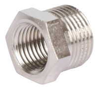 Футорка STOUT никелированная 3/8x1/4 SFT-0029-003814