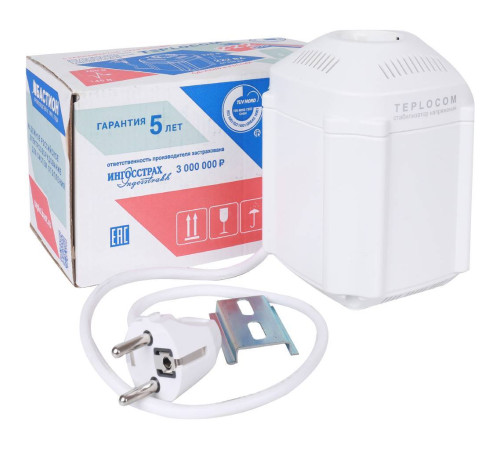 Стабилизатор напряжения Бастион Teplocom ST-222/500 релейный 500 ВА 554